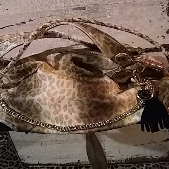 Steve Madden slouchy cheetah print handbag - Picture 5 of 8